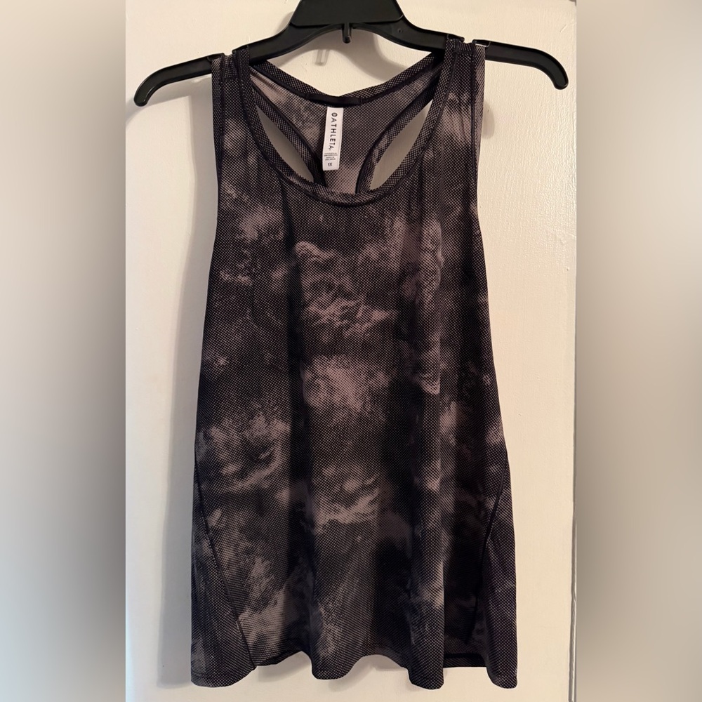 Athleta Black and Gray Tank Top